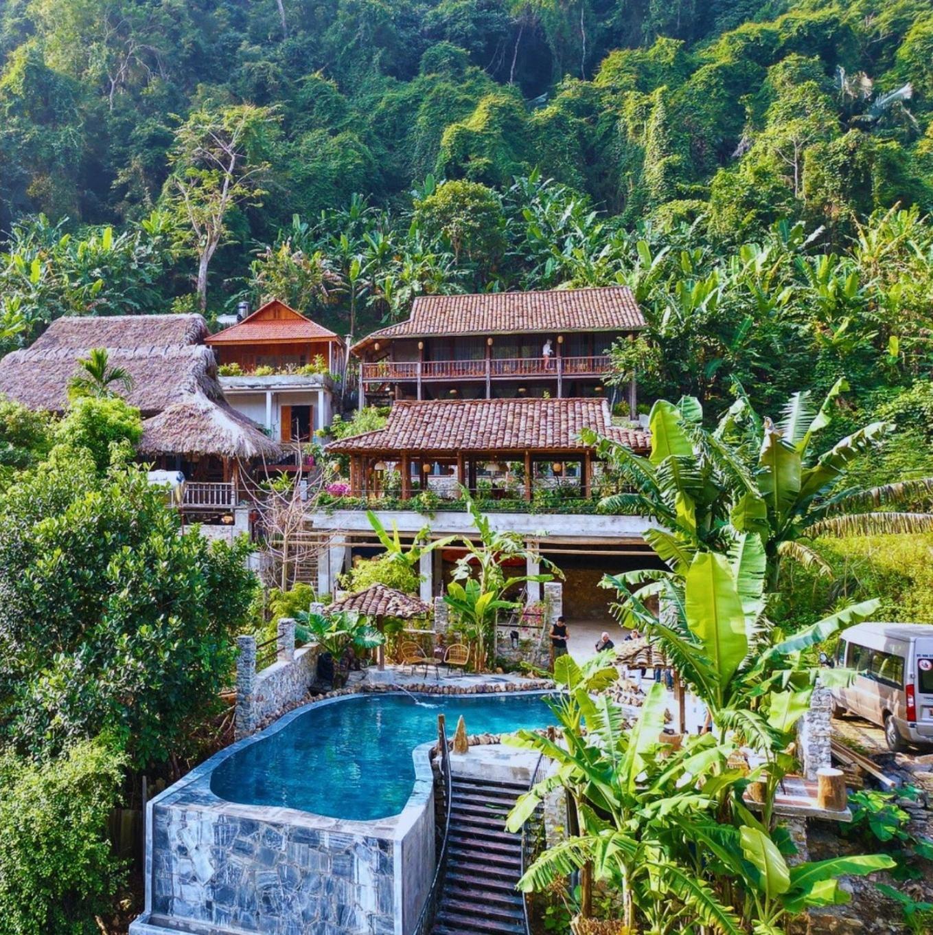 Ba Be Jungle Houses Esterno foto